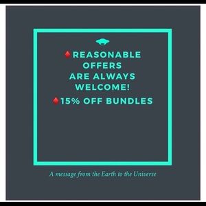 All offers are considered, please be reasonable.